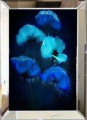 Aynalı Tablo blue