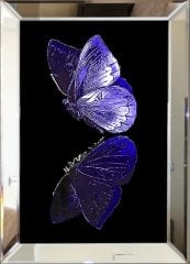 Aynalı Tablo, Mor    Kelebek