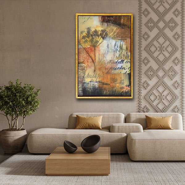 Vintage,  Yağlı Boya Dokulu Tablo