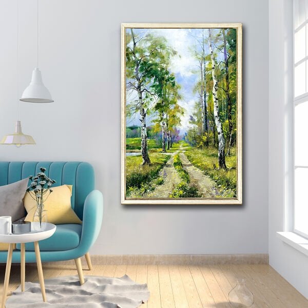 Ormanda Patika, Yağlı Boya Dokulu Tablo