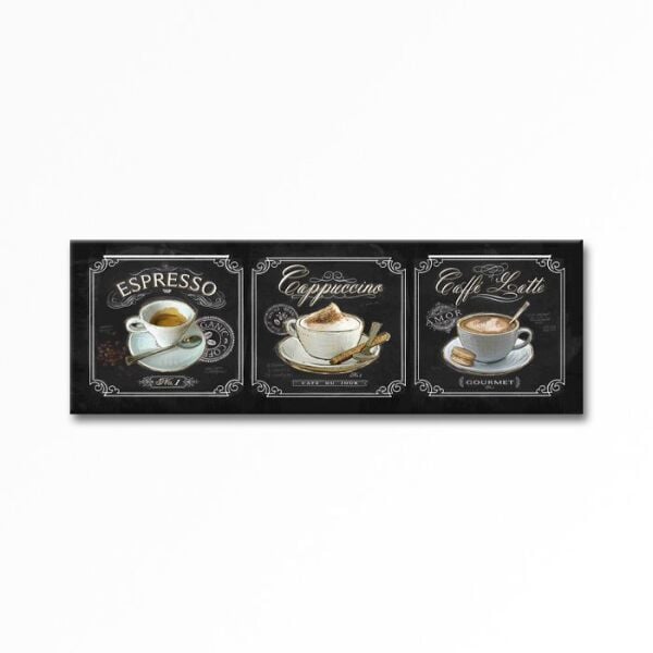 Kabartmalı Caffe Tablo