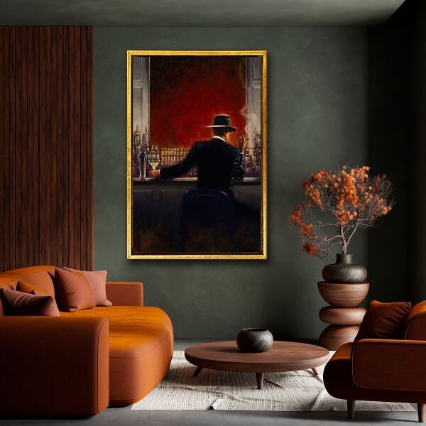 Barda Adam,  Yağlı Boya Dokulu Tablo