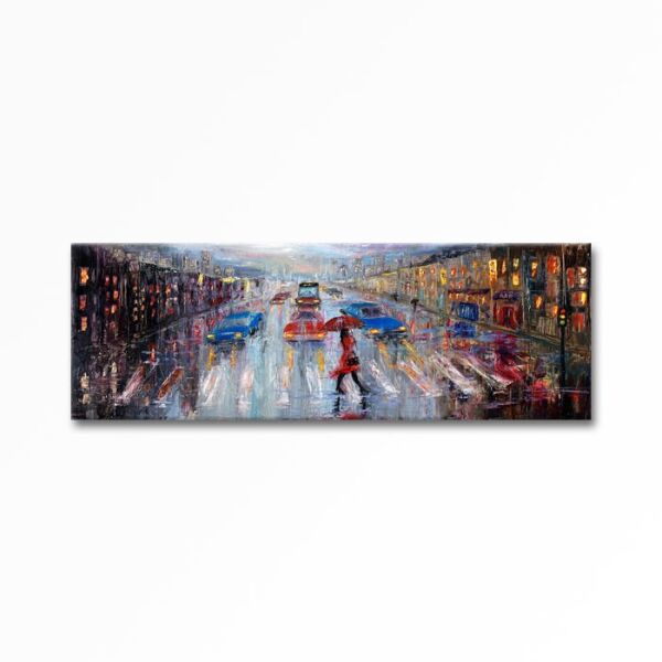 Kabartmalı Yağmurlu Gün Tablo