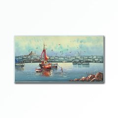 Kabartmalı İstanbul Boğaz Tablo