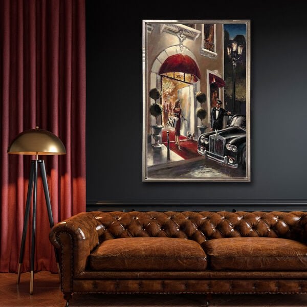 Vale,  Yağlı Boya Dokulu Tablo