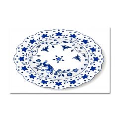 Kabartmalı  Blue Blanc Tablo