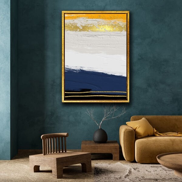 Altın Çizgiler, Yağlı Boya Dokulu Tablo