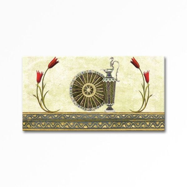Kabartmalı  Motif Lale Tablo