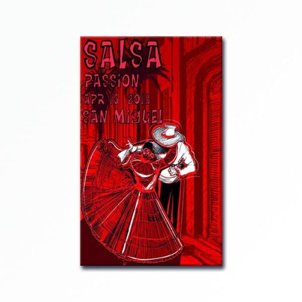 Kabartmalı Salsa Tablo