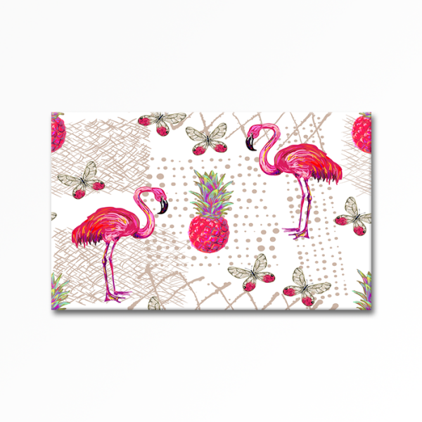 Kabartmalı Flamingo   Tablo