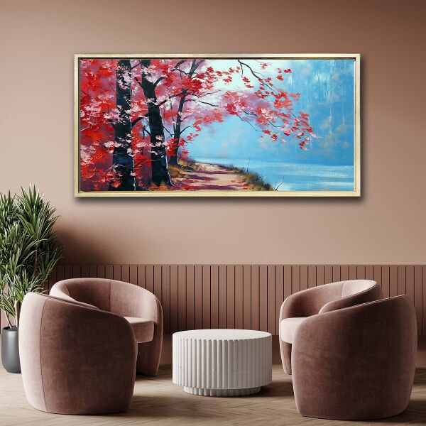 Rüzgârla Savrulan Mevsim, Yağlı Boya Dokulu Tablo