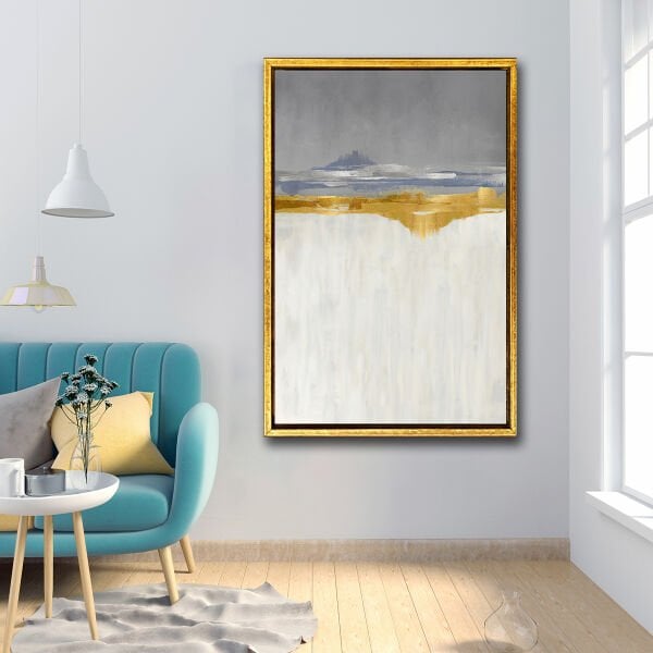 Silver And Gold,  Yağlı Boya Dokulu Tablo