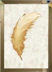 Aynalı Tablo Gold Tüy