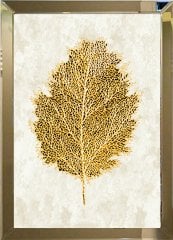 Aynalı Tablo Gold Yaprak