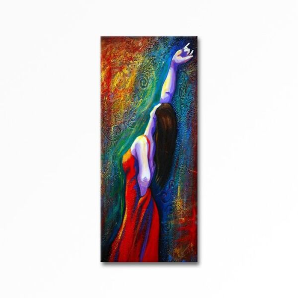 Kabartmalı Dansçı Kadın Tablo