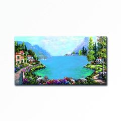 Kabartmalı Tablo,Mavi Koy
