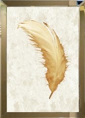 Aynalı Tablo Gold Tüy