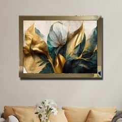 Ayna Çerçeveli, Flowers Tablo