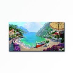 Kabartmalı Tablo,Mavi Koy