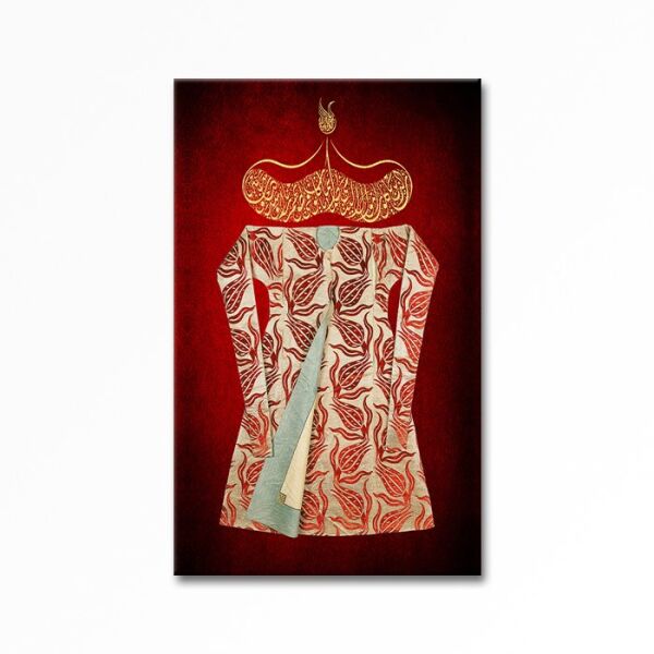 Kabartmalı Hatlı Kaftan Tablo