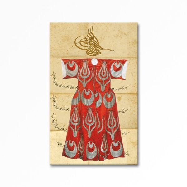 Kabartmalı Hatlı Kaftan 2 Tablo