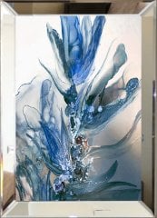 Aynalı Tablo blue lisa