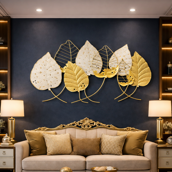 DEKORATİF METAL GOLD YAPRAKLAR