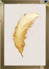 Aynalı Tablo Gold Tüy