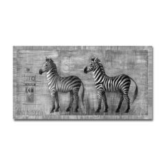 Kabartmalı Zebra Tablo