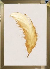 Aynalı Tablo Gold Tüy