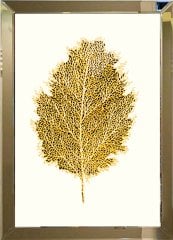 Aynalı Tablo Gold Yaprak