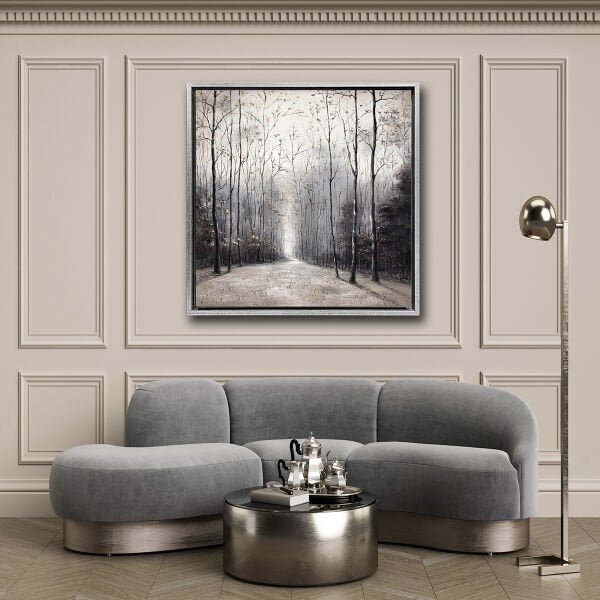 Uzun Gövdeler,  Yağlı Boya Dokulu Tablo