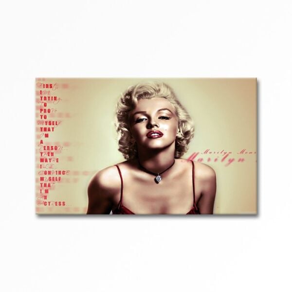 Kabartmalı Marlyn Monroe Tablo