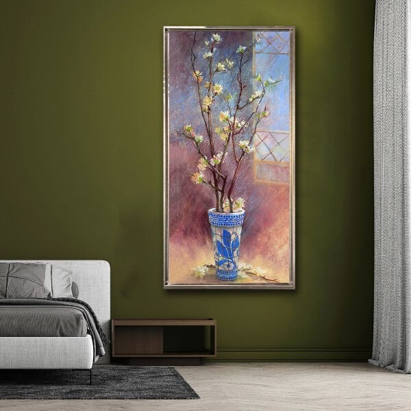 Solmadan Önce, Yağlı Boya Dokulu Tablo