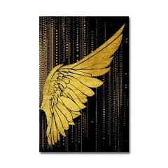 Kabartmalı Gold Melek Kanadı Tablo