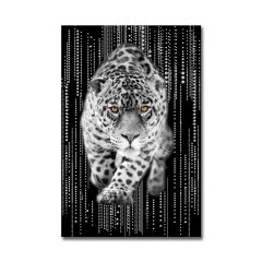 Kabartmalı Leopar Tablo