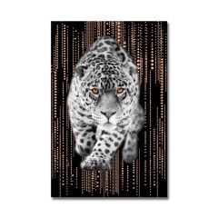Kabartmalı Leopar Tablo