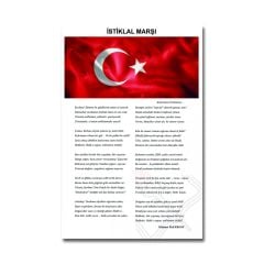 Kabartmalı İstiklal Marşı Tablo