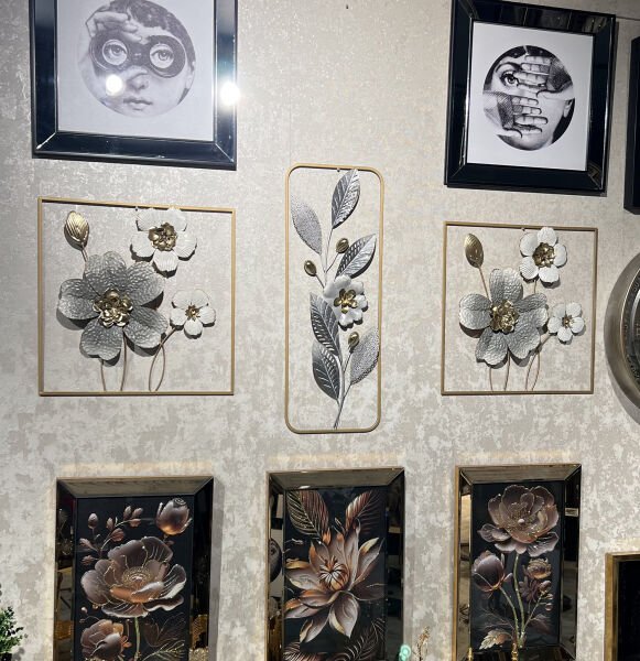 Metal Duvar Panosu, 3 lü Kombin