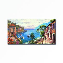 Kabartmalı Tablo, Koydaki Kayıkalar