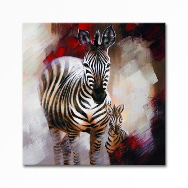 Kabartmalı Zebra 2 Tablo