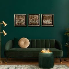 Ayna Çerçeveli, Kufi 3 li Set