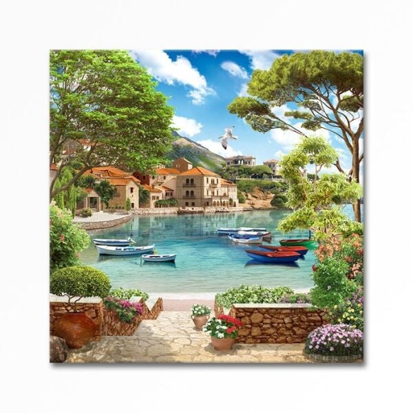 Kabartmalı Manzara Tablo