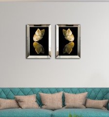 Ayna Çerçeveli, Kelebek Tablo, 2 li Set