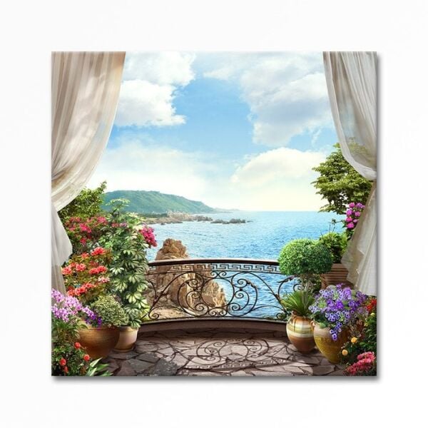 Kabartmalı Deniz ManzarasıTablo