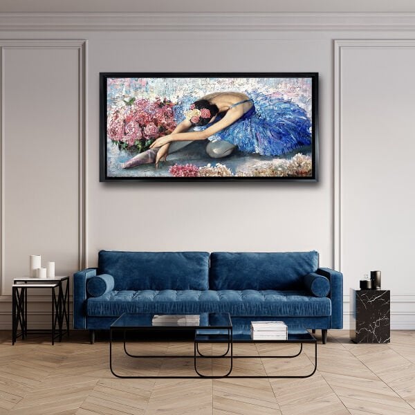 Balerin, Yağlı Boya Dokulu Tablo