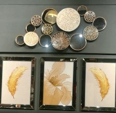 Ayna Çerçevel Tablo, 3 lü Set