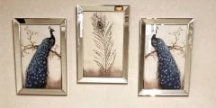 Ayna Çerçevel Tablo, 3 lü Set