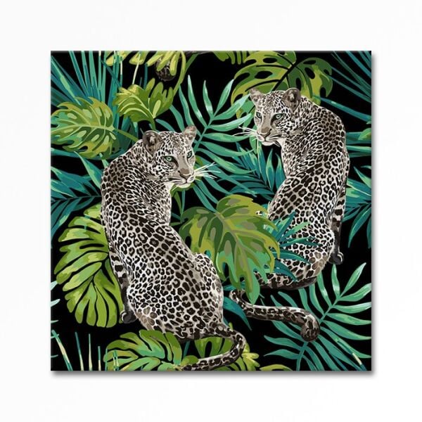 Kabartmalı ,Tablo, Leopar