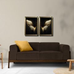 Ayna Çerçeveli, Melek Kanadı Tablo, 2 li Set